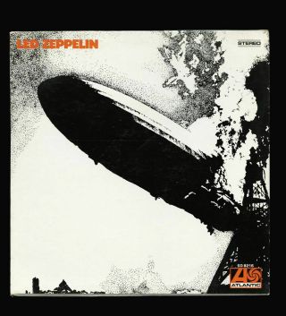 Vinyl Lp Led Zeppelin Led Zeppelin 1st Self - Titled Atlantic 7218 1st Press Vg,