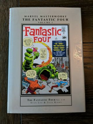 Marvel Masterworks The Fantastic Four Vol.  1 Hardcover Hc Vf/nm