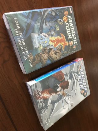 Marvel Fantastic Four By Hickman Omnibus Vol 1 And 2 Combo Hc Rare Oop