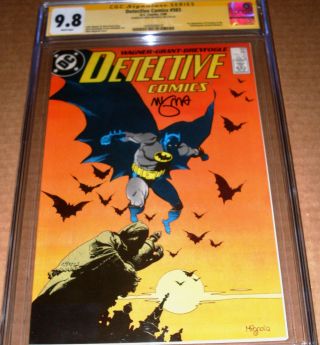 Detective Comics 583 Cgc Ss 9.  8 Signed Mignola Dc 1st Scarface & Ventriloquist