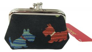 Signare Tapestry Scottish Terrier Double Section Coin Purse 2
