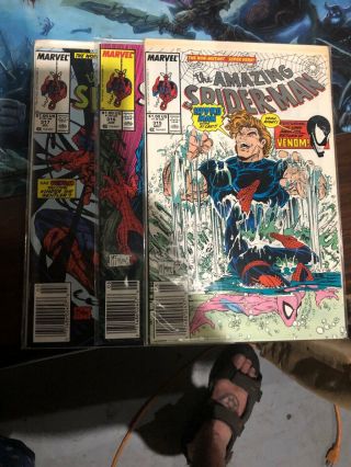 The Spider - Man 315 316 317 - First Venom Cover -