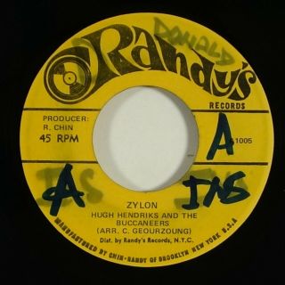 Hugh Hendricks " Zylon " Reggae 45 Randy 