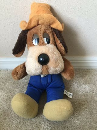Vintage 13 " Chuck E Cheese Pizza Time Theater Jasper T Jowls Dog 1980’s