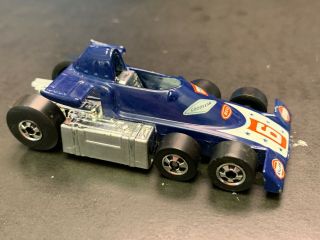 Vintage 1977 Hot Wheels Diecast Blue Lickety Six Indy Car