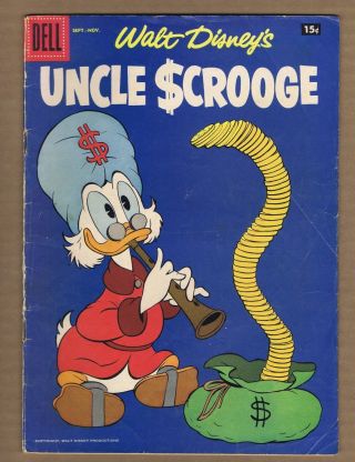 Uncle Scrooge 19 (gvg) Dell Comics 1957,  Walt Disney Cartoon (c 00391)