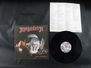 1985 Megadeth Killing Is My Business Record Mx - 8015 Ex,