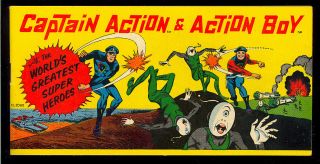 Captain Action Nn 1st App.  Mini - Comic Toy Giveaway Comic 1967 Fn