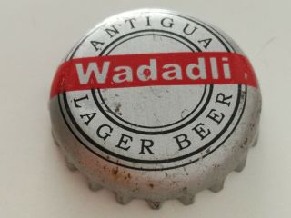 Antigua And Barbuda Islands Very Rare Bottle Cap Wadadli Antigua Lager Beer