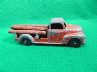 Vintage Hubley Kiddie Toy Log Truck 452