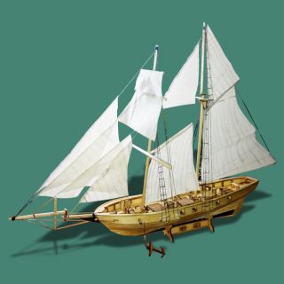 Assembling Building Kits Ship Model Wooden Sailboat Toys Harvey Sailing Model