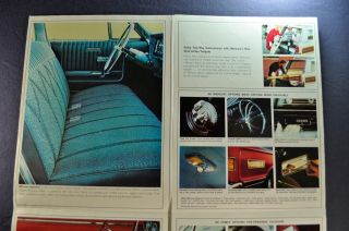 1966 Mercury Brochure Park Lane Montclair Monterey Comet Cyclone Orig 3