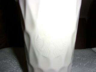 Starbucks White Ceramic Tumbler Siren No Lid 2