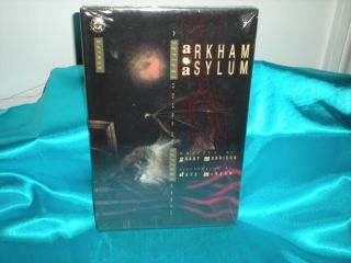 Batman: Arkham Asylum,  Hc,  1989,  Morrison & Mckean,  1st Ed.  Very Fine