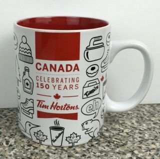 Tim Hortons Canada Celebrating 150 Years Limited Edition Coffee Mug 2017 Cup