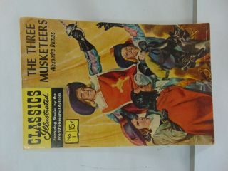 Classics Illustrated 1 1964 Comic Book The Three Musketeers Alexandre Dumas (b)
