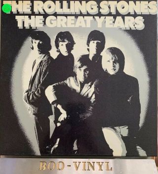 The Rolling Stones - A Boxed Set 4 Vinyl Records " The Great Years " 1982 Ex,