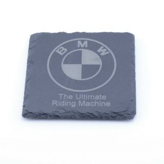 BMW Ultimate Riding Machine Slate Coasters Engraved Motorrad Motorcycle Gift 3