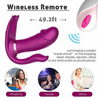 Women Invisible Wearable Adult Toy Wireless Remote Control Vibrator Panty