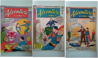 Superboy And Legion Of - Heroes Silver Age In Adventure 307,  308,  309