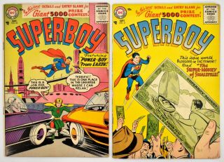 Dc Superboy 51 4.  0 And 52 4.  0 Golden Age Comic Books