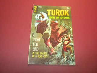 Turok - Son Of Stone 64 Gold Key Comics 1969 Dinosaurs Cavemen Prehistoric