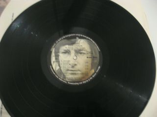 4 Apple Records vinyl LPs Beatles Abbey Road John Lennon Imagine Paul McCartney 6