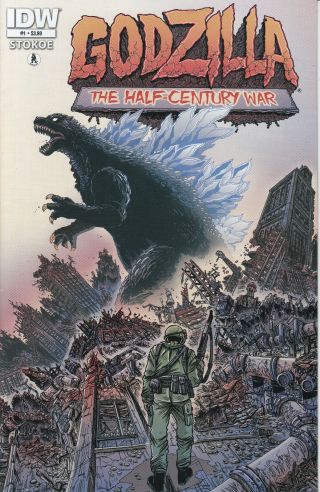 Idw Comics Godzilla Half Century War 1,  3,  4,  5,  Near