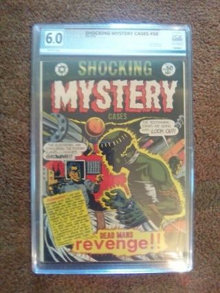 Shocking Mystery Cases 50 (1st Issue) - 1952.  Pgx 6.  0.  L.  B.  Cole