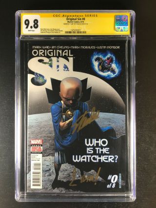 Sin 0 Cgc 9.  8 Signed & Inscribed " I Am " By Stan Lee Who Is The Watcher?