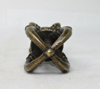 G683: Chinese Esoteric Buddhist Ritual Implements Vajra of copper ware 7