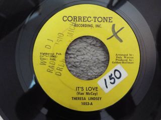 Rare Detroit Northern Soul - Correc - Tone 1053 - Theresa Lindsey - It 