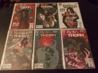 Rose And Thorn 1 2 3 4 5 6 Complete Set Series Run 1 - 6 Adam Hughes Covers