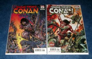 Savage Sword Of Conan 1 1:25 Kevin Eastman Color Variant,  Reg Marvel Comic 2019