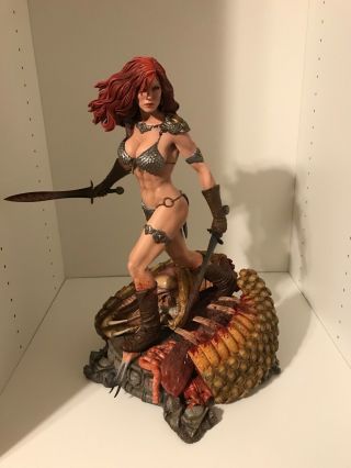 Sideshow Red Sonja She Devil With A Sword Premium Format Figure Ex