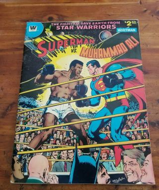 Whitman - Superman Vs Muhammad Ali - Treasury Edition Glossy 1978