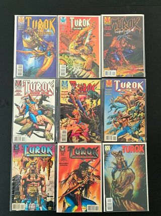 Turok: Dinosaur Hunter Comics Set Of 9 (27 - 35) Valiant Comics 9.  8 Nm/mt