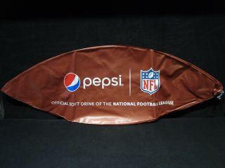 Large Dark Brown Inflatable Pepsi Official Soft Drink Nfl Football Man Cave