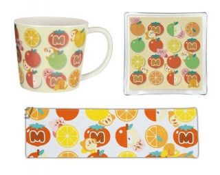 Kirby Style Set Of 3 Mug Cup & Glass Dish & Towel Ichiban Kuji Banpresto F/s