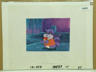 Carebears Hand Painted Production Animation Cel & Painted Background W 30 - 13