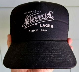 Vintage Narragansett Lager Beer Snapback Hat - Mesh & Foam One Size