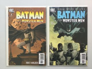 Dc 2006 Dark Moon Rising Batman And The Monster Men 1 - 6 Complete Matt Wagner