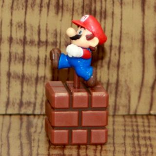 Choco Egg Mario Bros.  30th Chibi Mario Block Figure Figurine Nintendo Japan