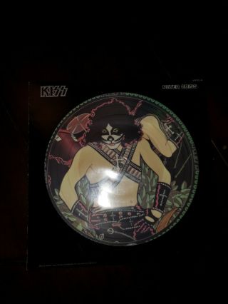Peter Criss Kiss Solo Japanese Picture Disc Record Album Vinyl Lp With Insert