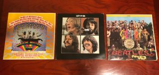 Beatles Magical Mystery Tour 1967,  Sgt.  Pepper 1967,  Let It Be Apple Records