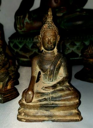 Chinese Antique Sino - Tibetan Bronze Buddha