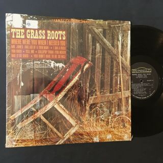 Grass Roots Where Were You; In Shrink; Orig.  1966 Dunhill; Cov.  Nm,  Lp Ex,  ;