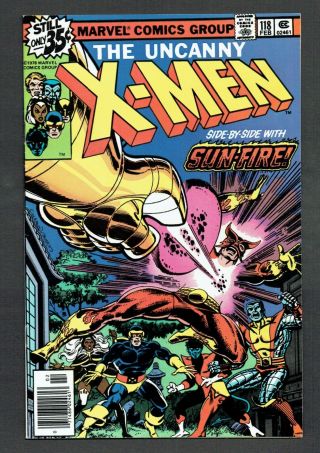 Uncanny X - Men 118 Marvel Comics 1978 Vf Sun - Fire Appearance,  John Byrne Art
