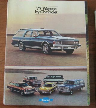 1977 Chevrolet Station Wagon Brochure Caprice Impala Malibu Sportvan Suburban 22