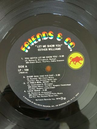 Esther Williams “Let Me Show You” (LP Friends & Co. ,  1976) 3